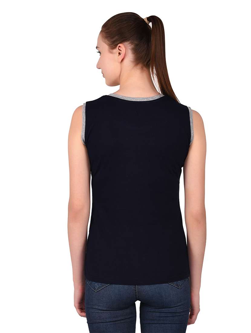 women solid round neck t-shirt - 20842291 -  Standard Image - 3
