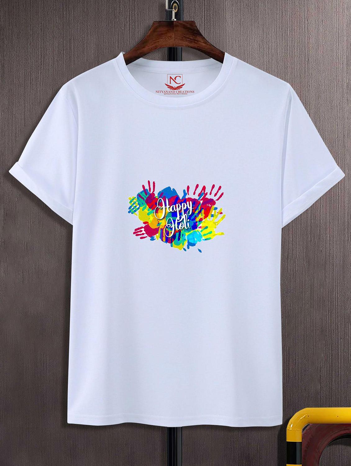 unisex graphic printed holi t-shirt - 20842305 - Zoom Image - 0