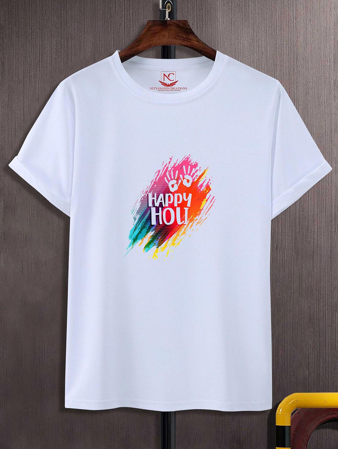 unisex typographic printed t-shirt - 20842322 -  Zoom Image - 0