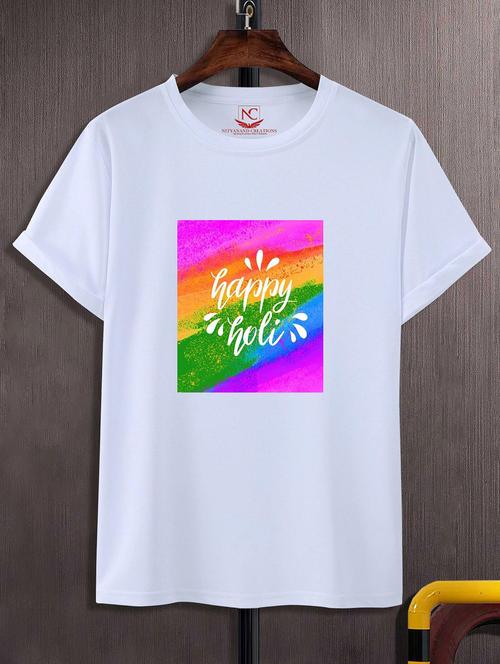 unisex typographic printed t-shirt - 20842325 - Standard Image - 0