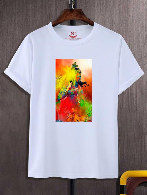 unisex graphic printed holi t-shirt - 20842360 - Standard Image - 0