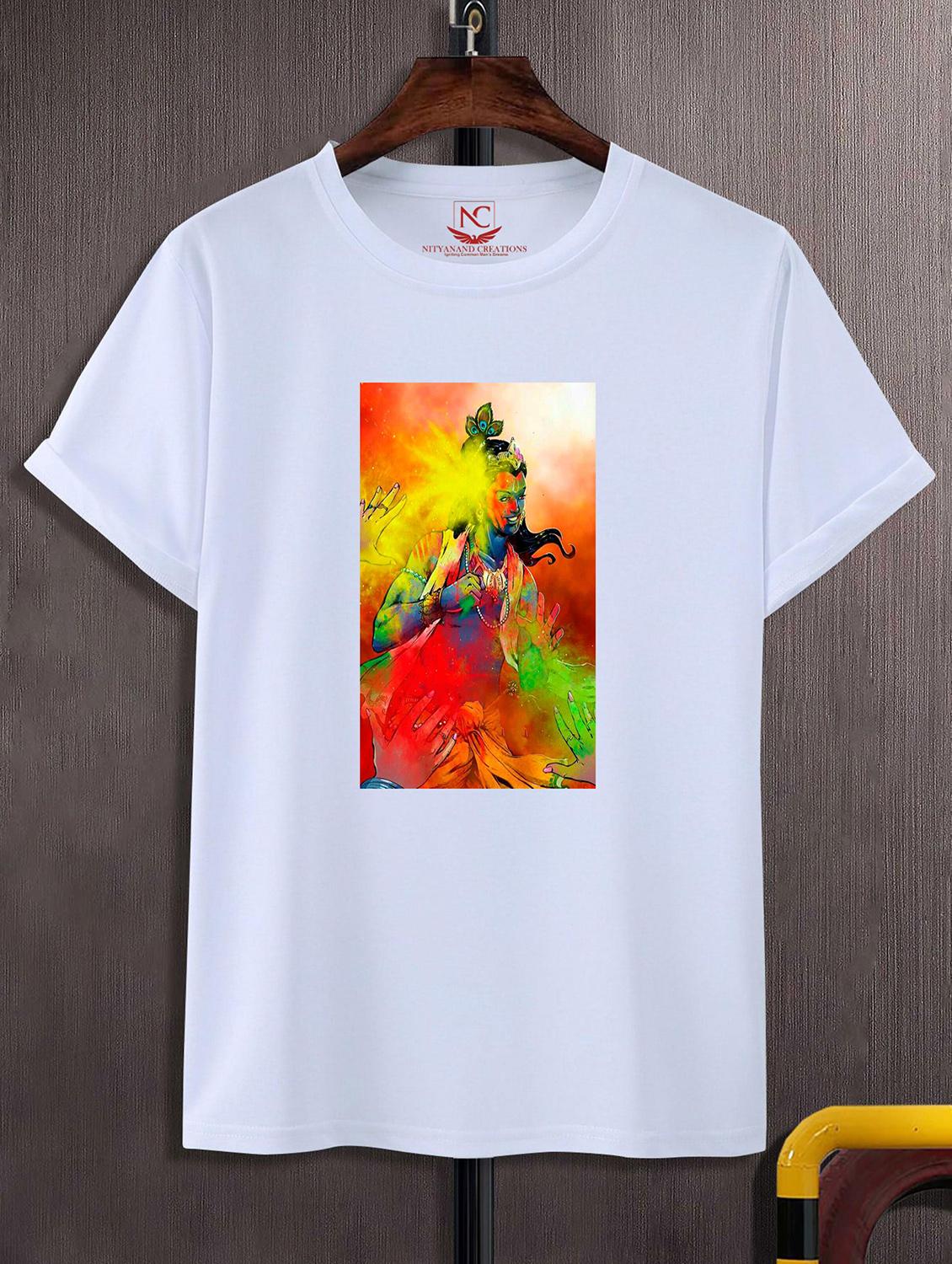unisex graphic printed holi t-shirt - 20842360 - Zoom Image - 0