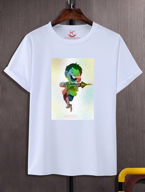 unisex graphic printed holi t-shirt - 20842385 -  Standard Image - 0