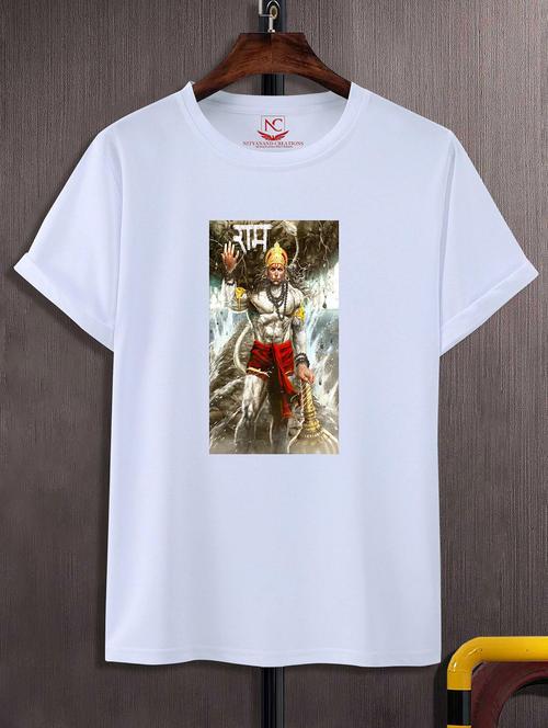 unisex white graphic printed t-shirt - 20842434 - Standard Image - 0