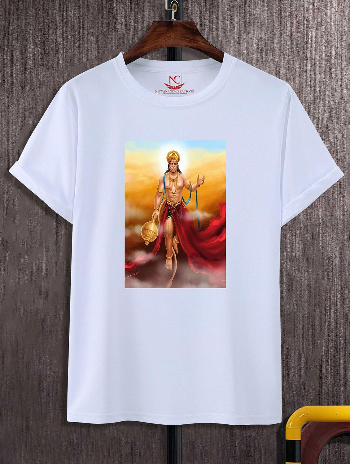 unisex white graphic printed t-shirt - 20842439 -  Zoom Image - 0