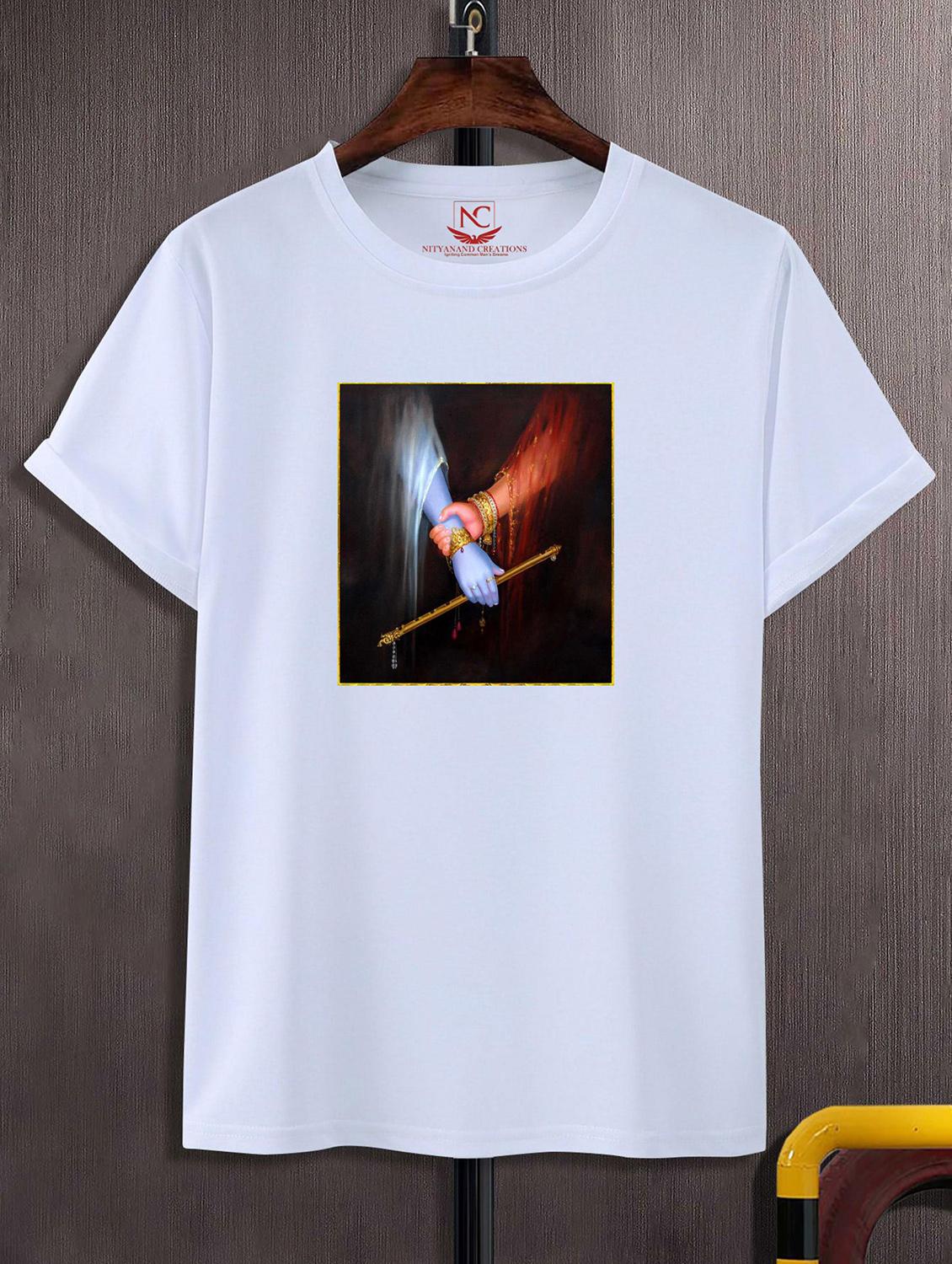 unisex white graphic printed t-shirt - 20842475 -  Zoom Image - 0