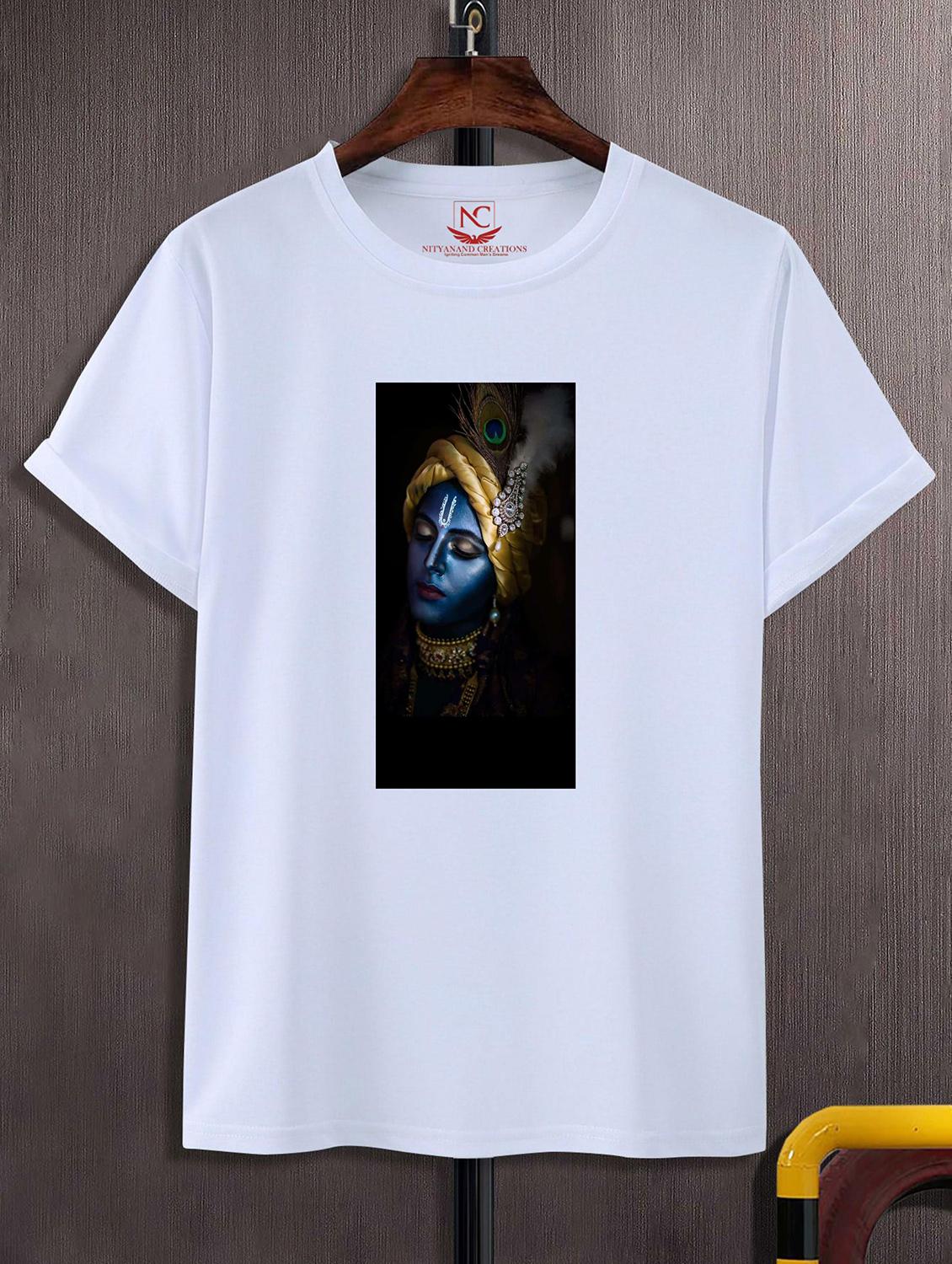 unisex white graphic printed t-shirt - 20842482 -  Zoom Image - 0