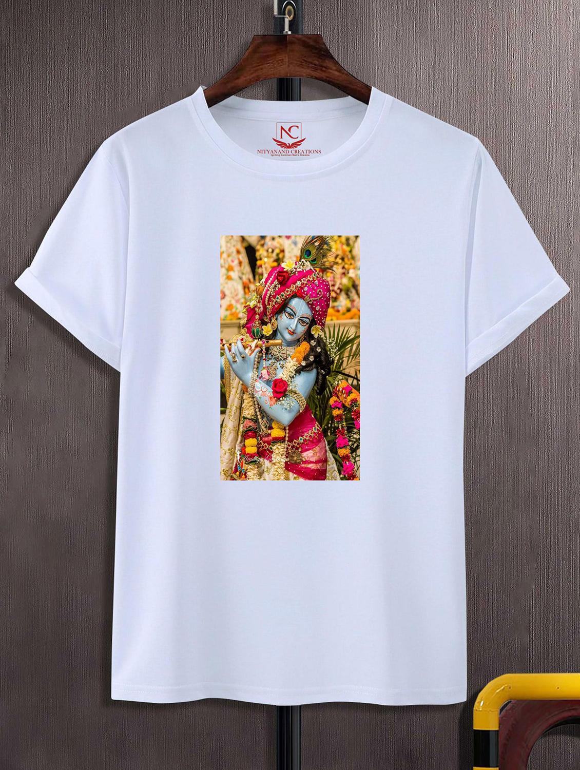 unisex white graphic printed t-shirt - 20842487 -  Zoom Image - 0