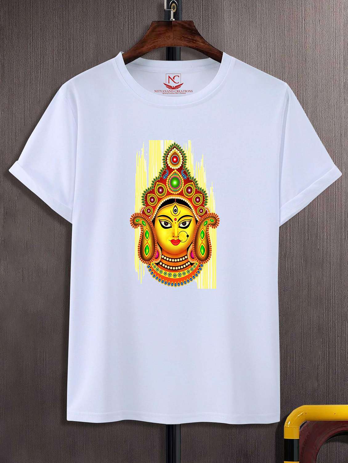 unisex white graphic printed t-shirt - 20842507 - Zoom Image - 0