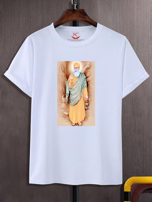 unisex white graphic printed t-shirt - 20842538 - Standard Image - 0