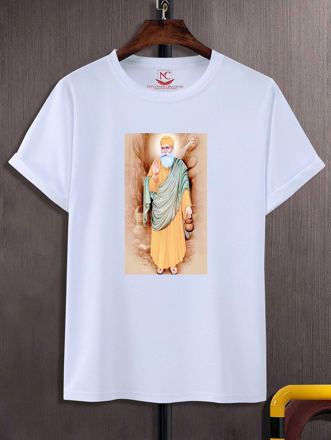 unisex white graphic printed t-shirt - 20842538 - Zoom Image - 0