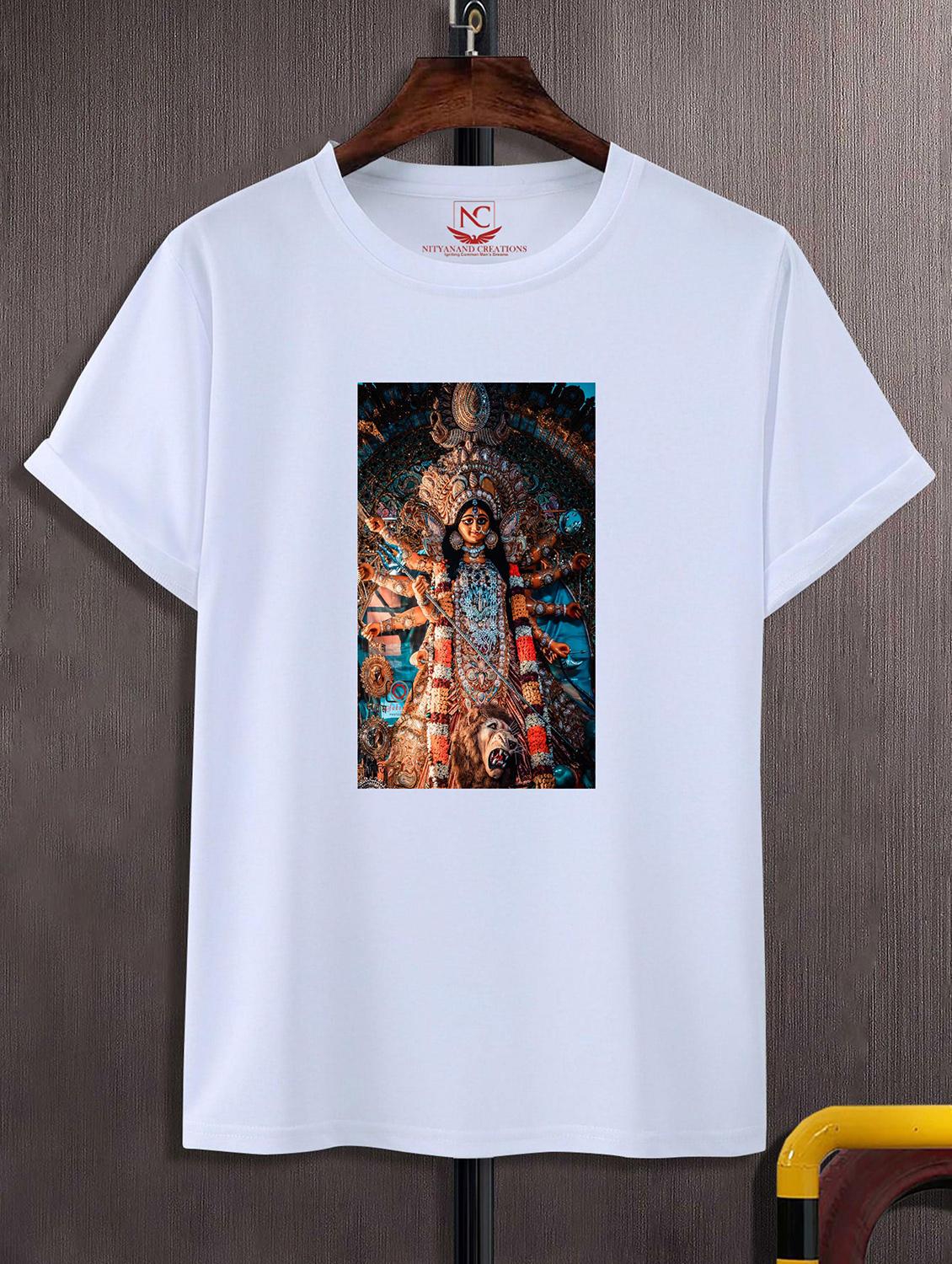 unisex white graphic printed t-shirt - 20842560 -  Zoom Image - 0