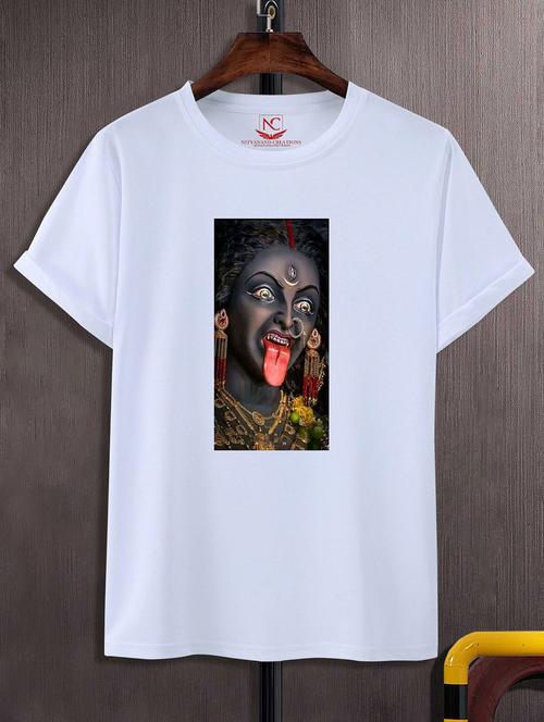 unisex white graphic printed t-shirt - 20842568 - Standard Image - 0
