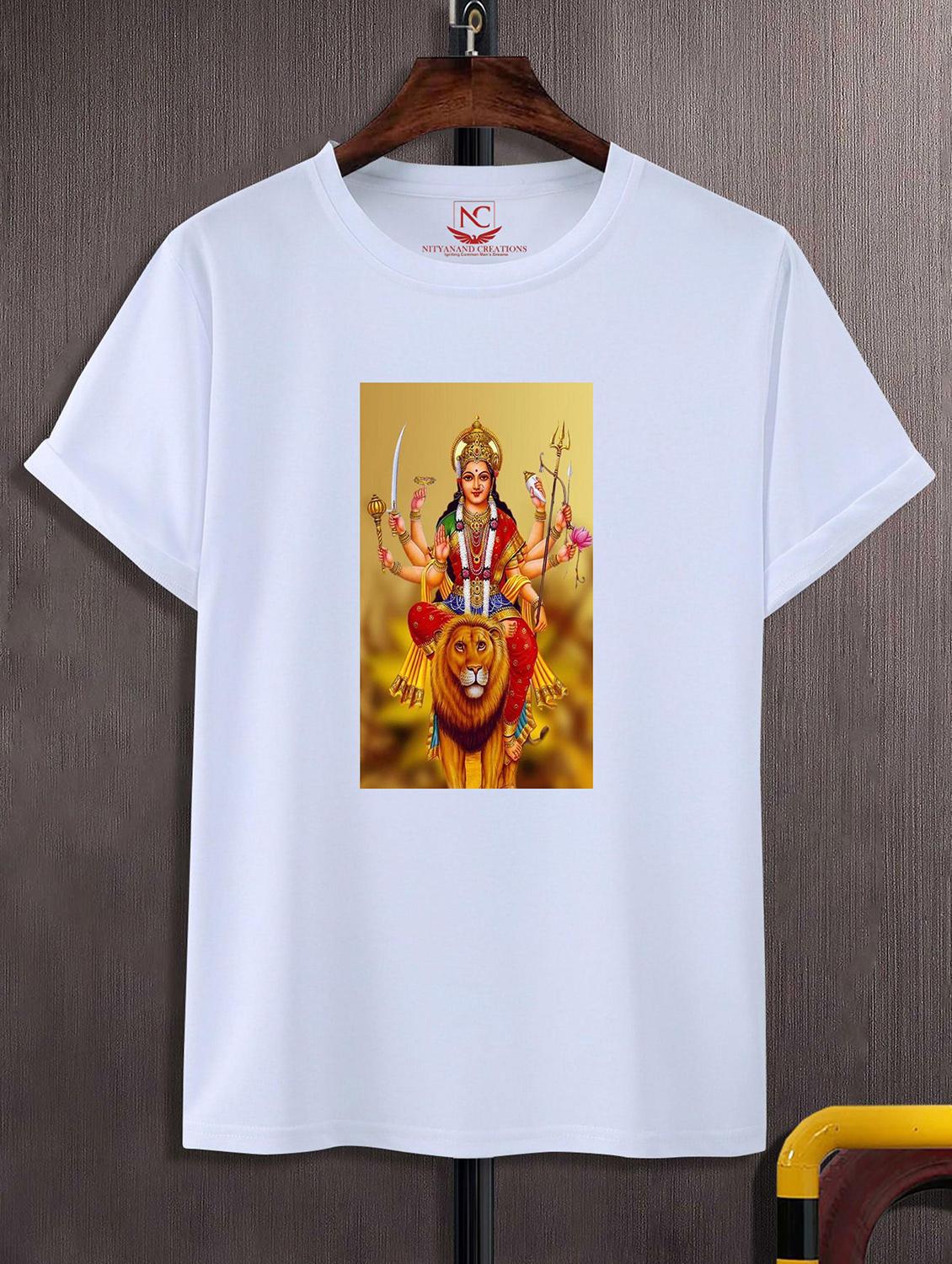 unisex white graphic printed t-shirt - 20842573 - Zoom Image - 0