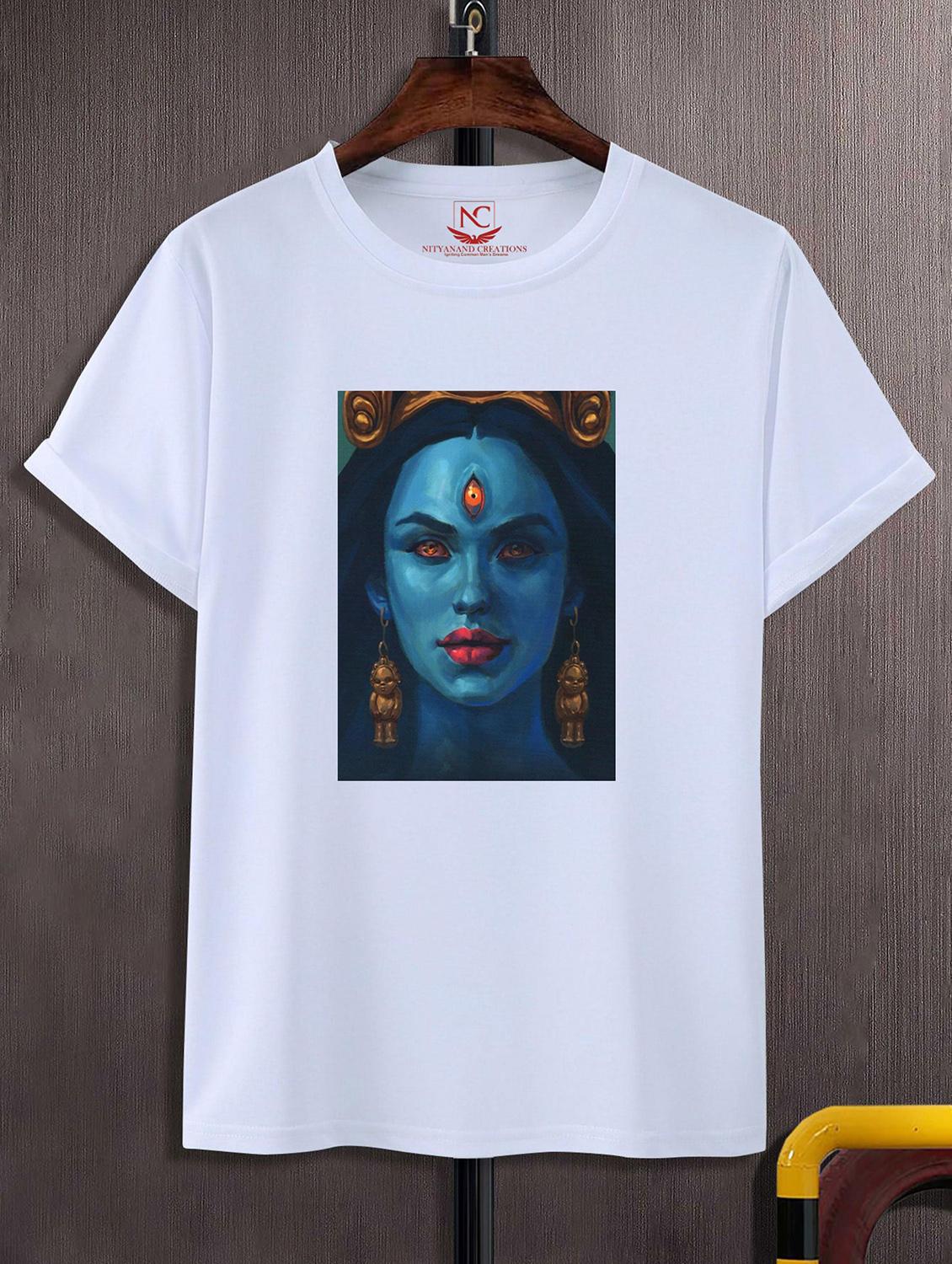 unisex white graphic printed t-shirt - 20842605 -  Zoom Image - 0