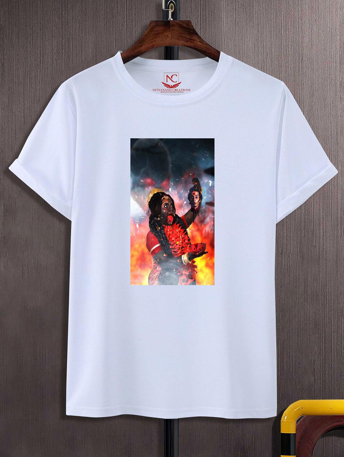 unisex white graphic printed t-shirt - 20842618 - Zoom Image - 0