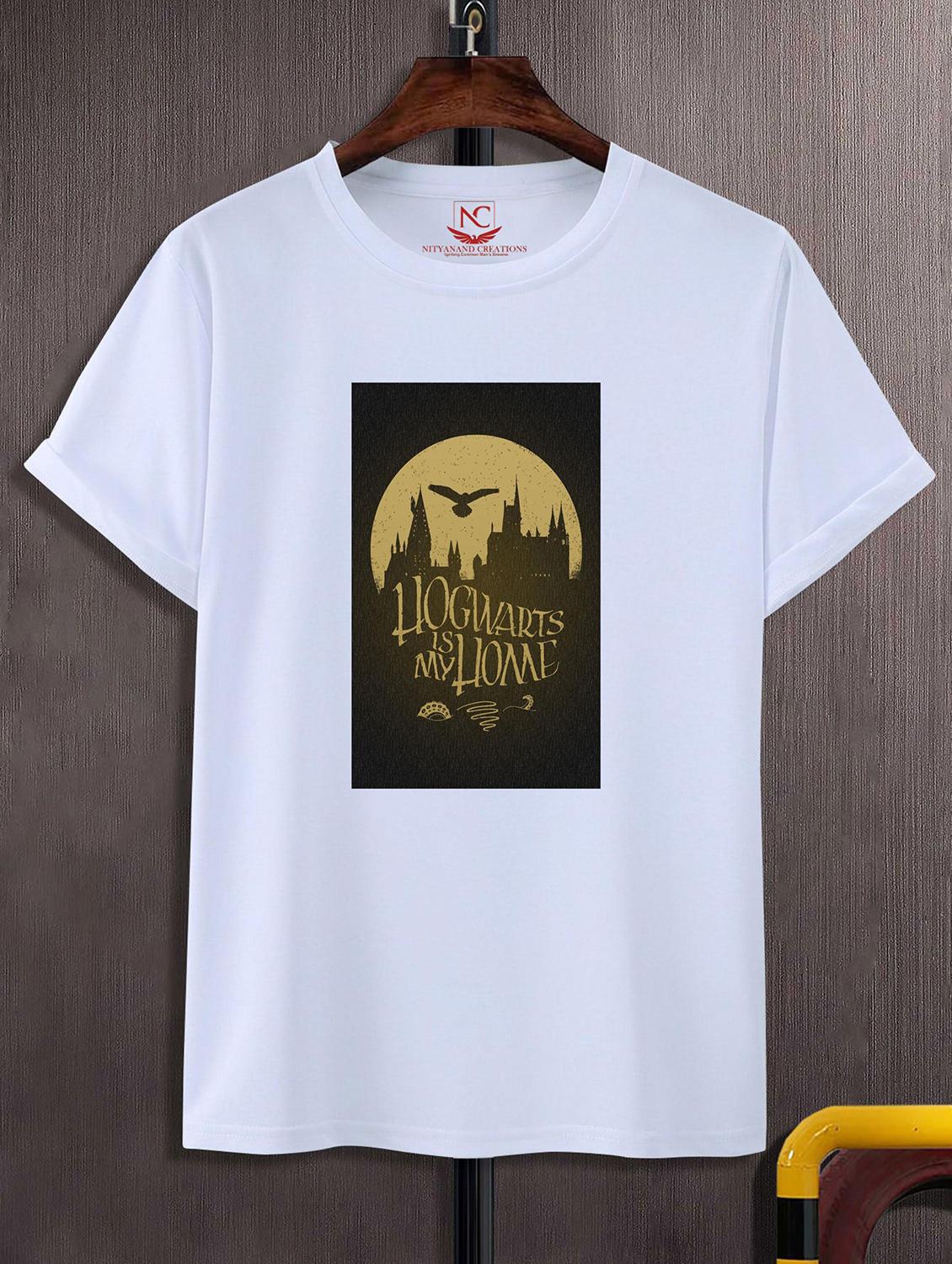 unisex white graphic printed t-shirt - 20842657 -  Zoom Image - 0