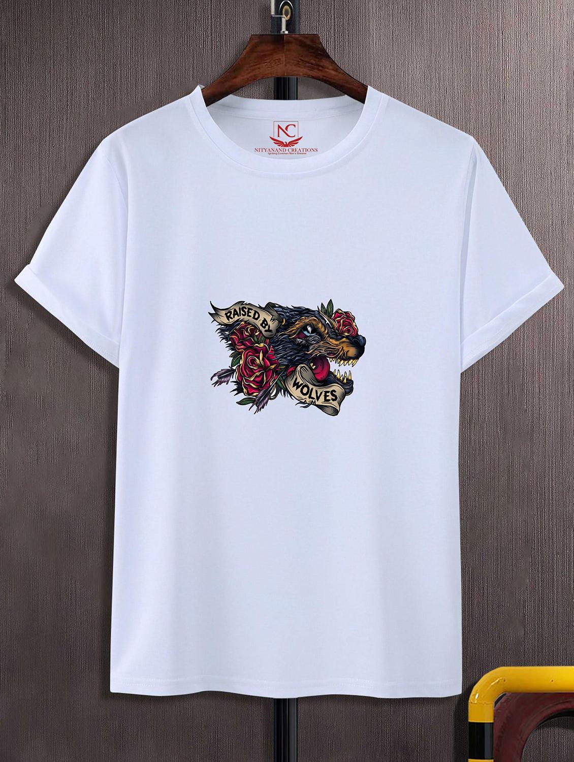 unisex white graphic printed t-shirt - 20842674 -  Zoom Image - 0