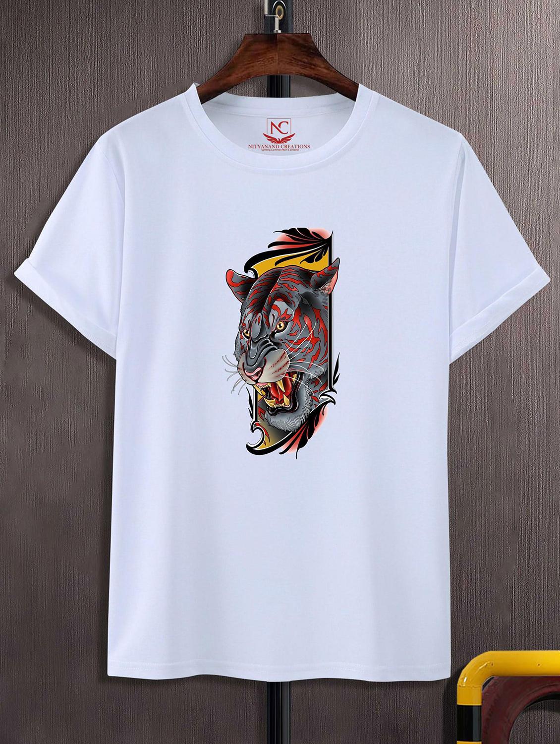 unisex white graphic printed t-shirt - 20842678 - Zoom Image - 0