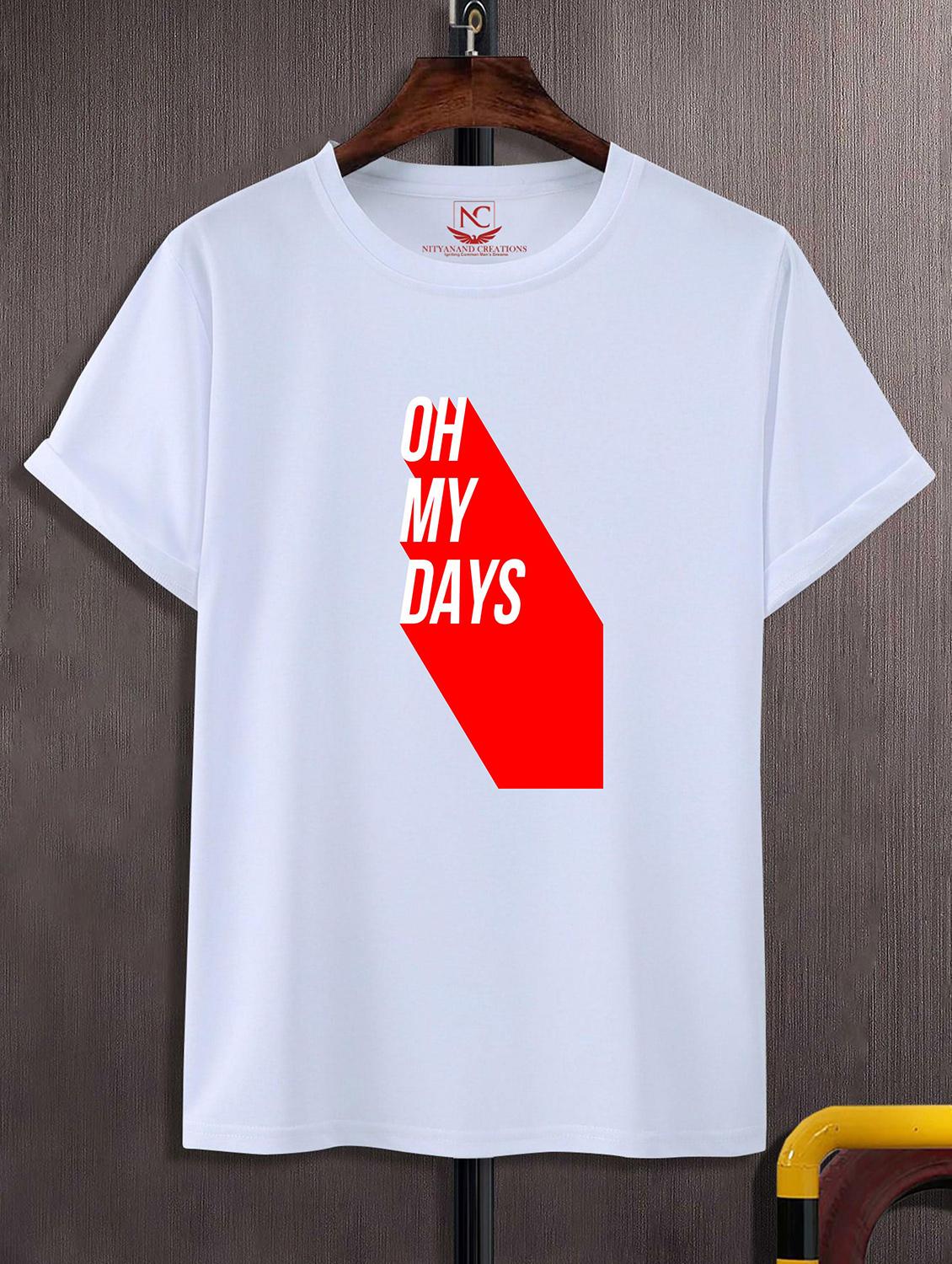 unisex typographic printed t-shirt - 20842682 -  Zoom Image - 0