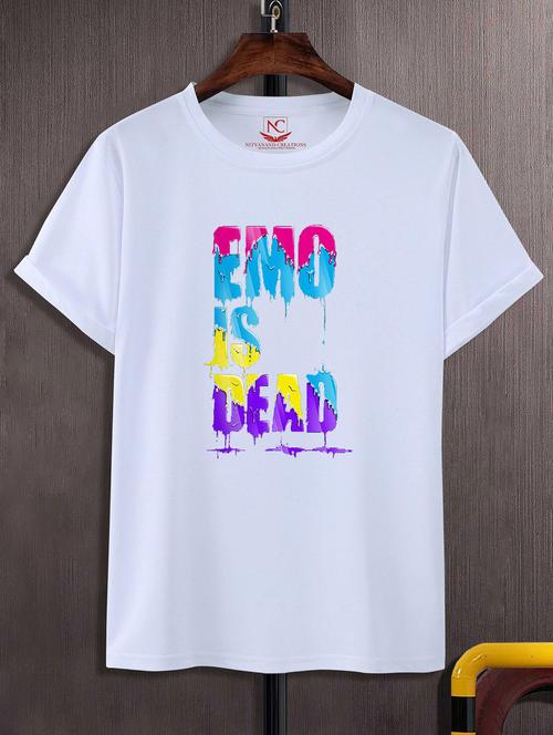 unisex typographic printed t-shirt - 20842698 - Standard Image - 0