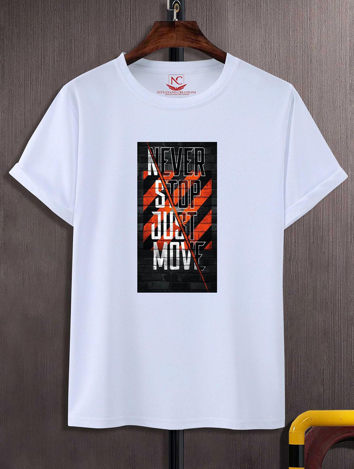 unisex typographic printed t-shirt - 20842757 -  Zoom Image - 0