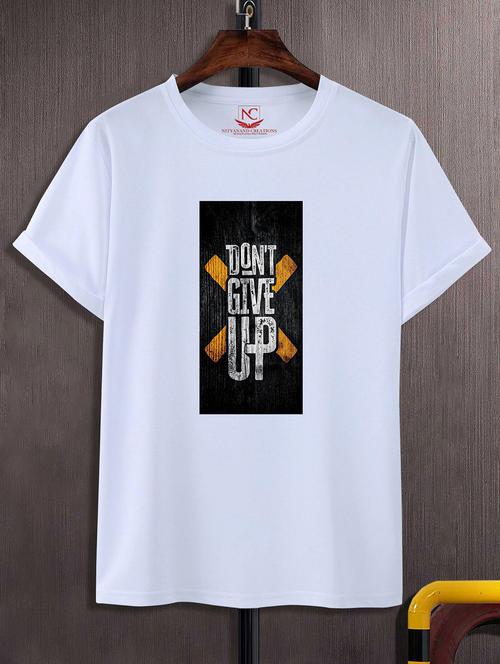 unisex white graphic printed t-shirt - 20842808 -  Standard Image - 0