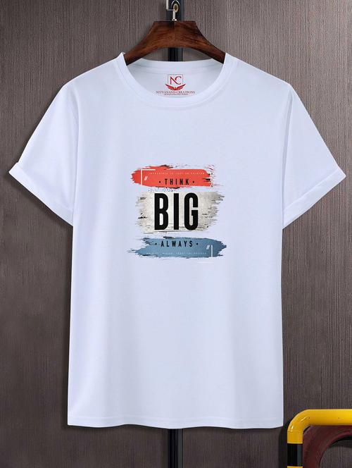 unisex typographic printed t-shirt - 20842829 -  Standard Image - 0