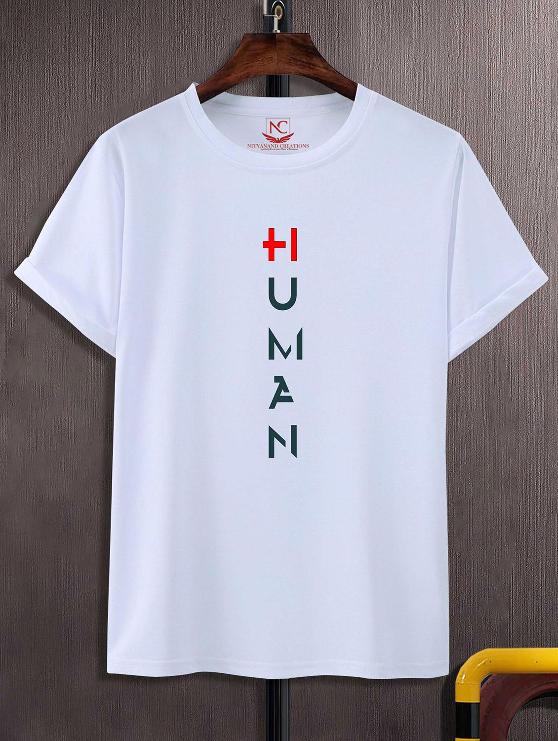 unisex white graphic printed t-shirt - 20842839 -  Zoom Image - 0