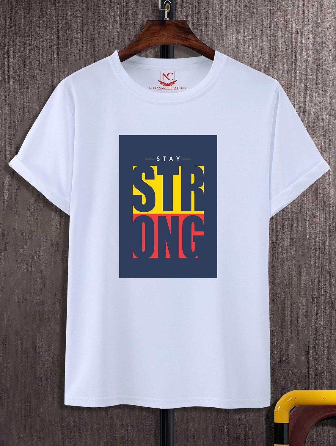 unisex white graphic printed t-shirt - 20842841 -  Zoom Image - 0