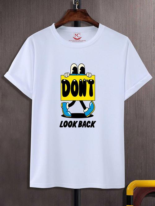 unisex typographic printed t-shirt - 20842860 -  Standard Image - 0