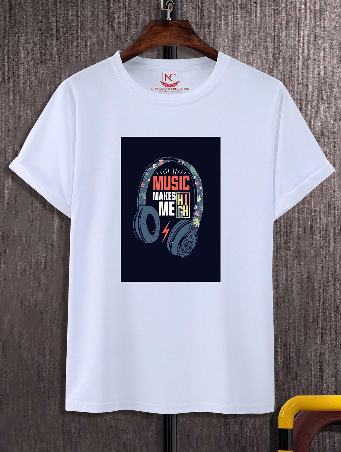 unisex typographic printed t-shirt - 20842885 -  Zoom Image - 0