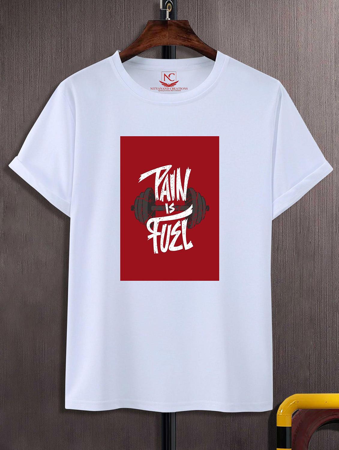 unisex typographic printed t-shirt - 20842891 -  Zoom Image - 0