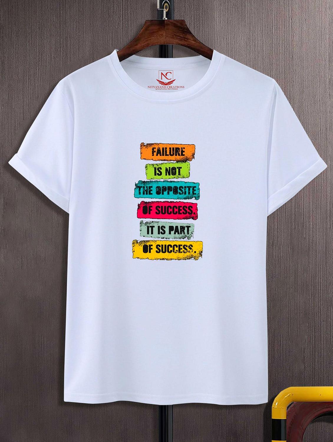unisex white graphic printed t-shirt - 20842901 -  Zoom Image - 0