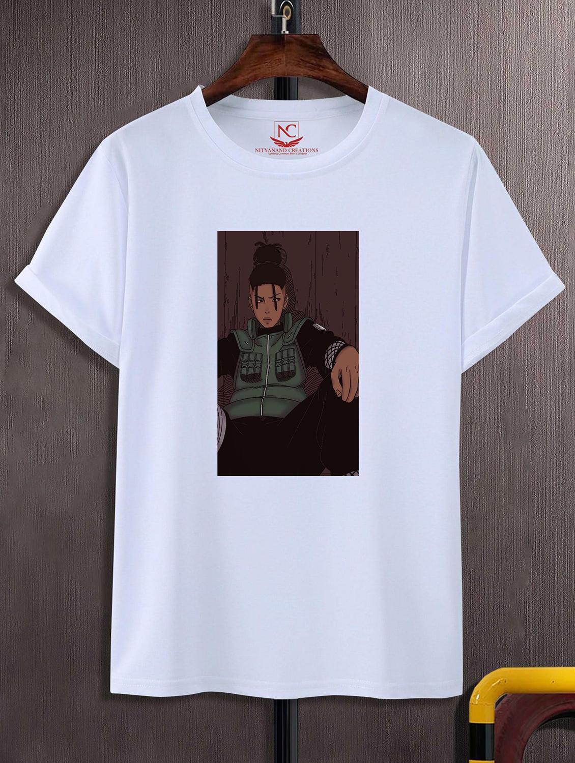 unisex white graphic printed t-shirt - 20842913 -  Zoom Image - 0