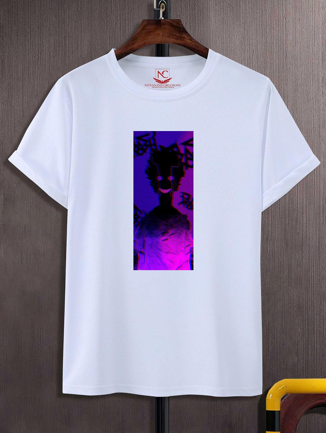 unisex white graphic printed t-shirt - 20842937 -  Zoom Image - 0