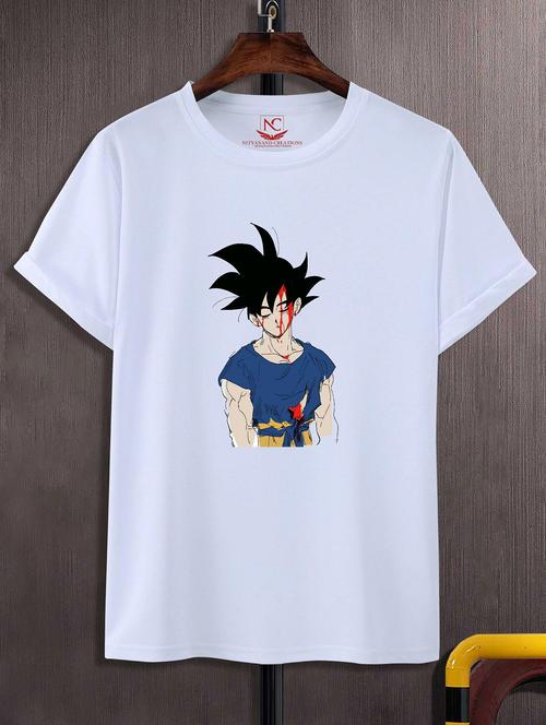 unisex white graphic printed t-shirt - 20842943 - Standard Image - 0