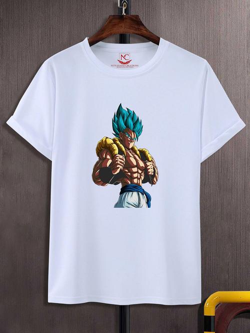 unisex white graphic printed t-shirt - 20842945 -  Standard Image - 0