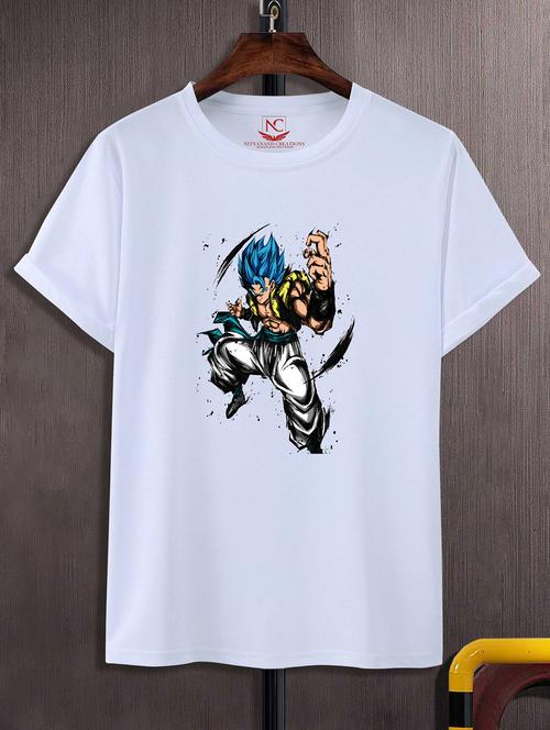 unisex white graphic printed t-shirt - 20842946 -  Standard Image - 0