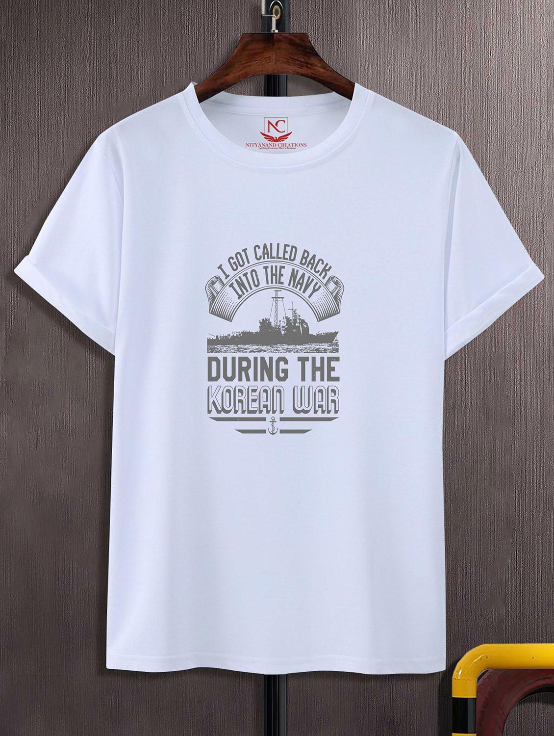 unisex white graphic printed t-shirt - 20842969 -  Zoom Image - 0