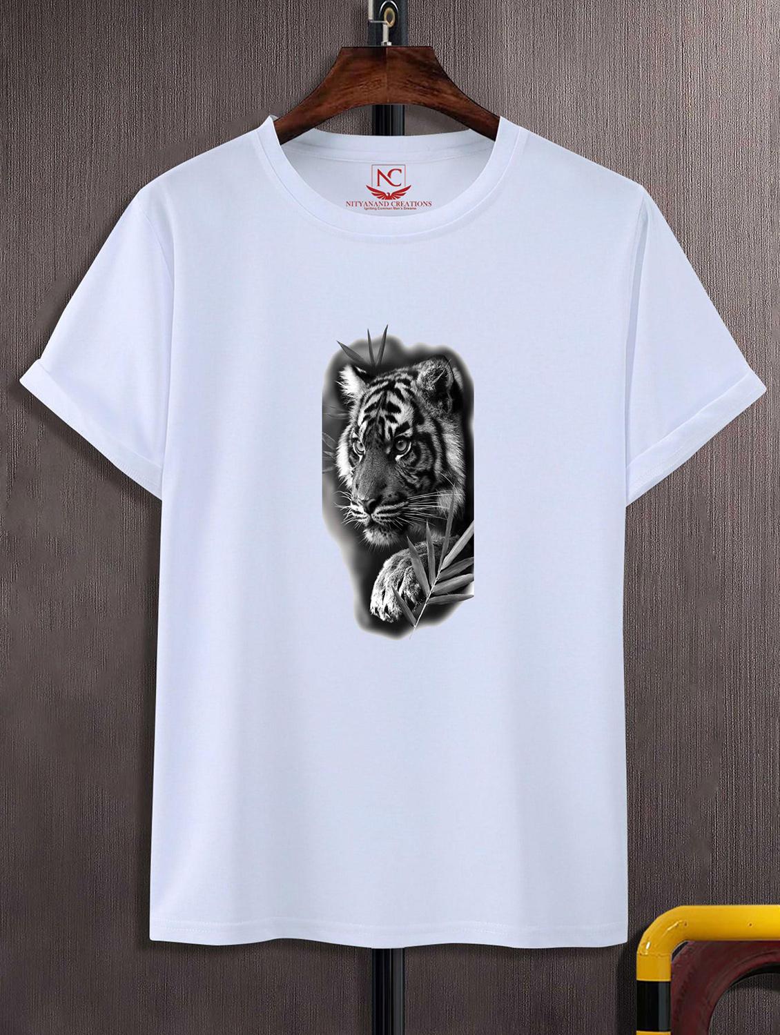 unisex white graphic printed t-shirt - 20842970 -  Zoom Image - 0