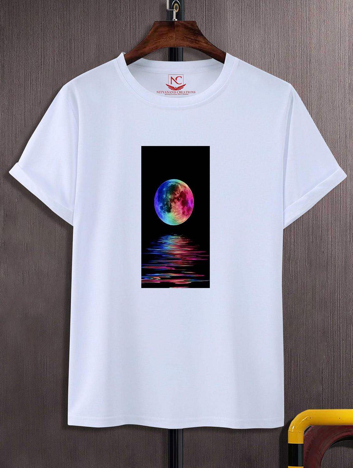 unisex white graphic printed t-shirt - 20842973 - Zoom Image - 0