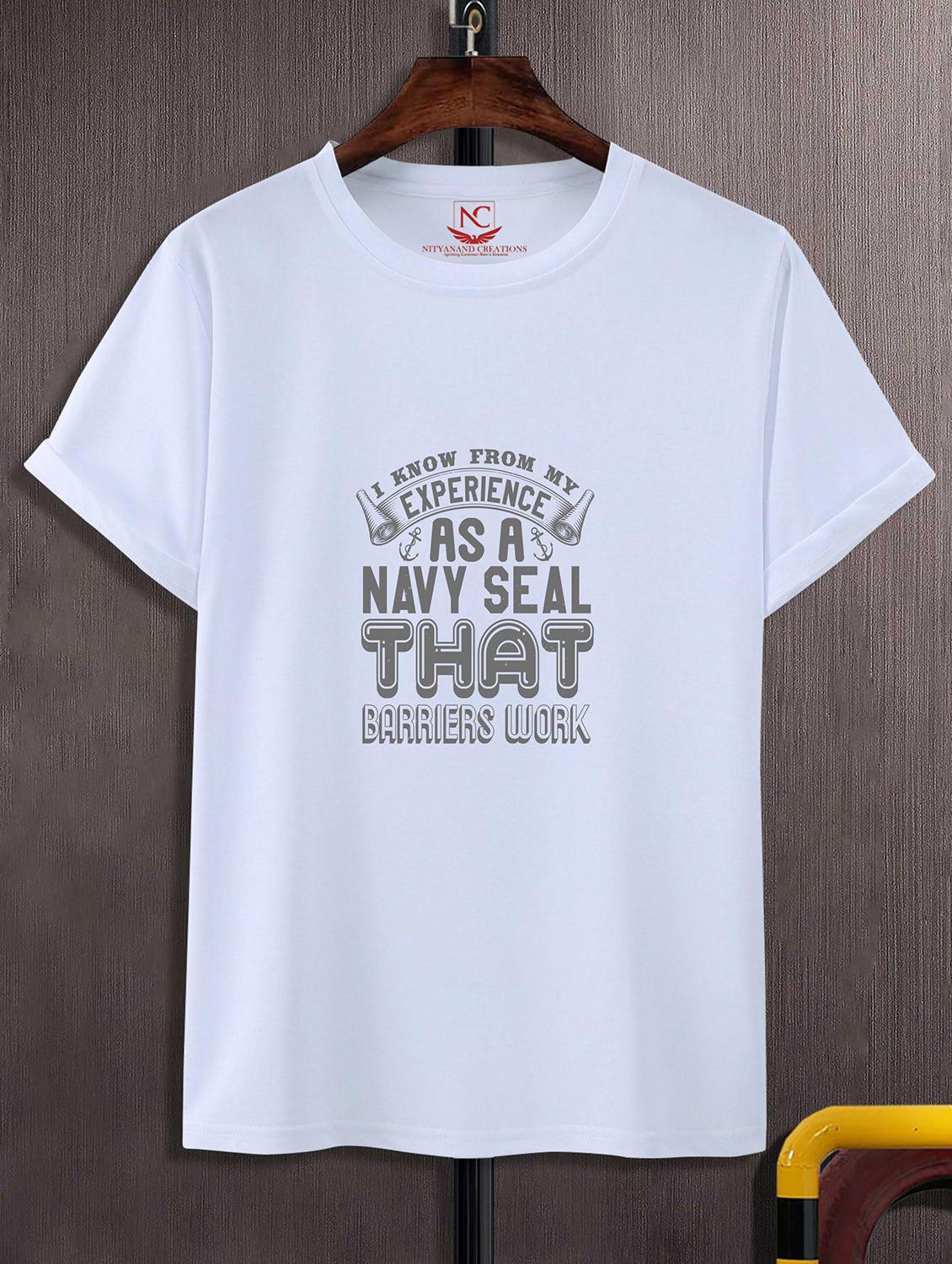 unisex typographic printed t-shirt - 20842987 - Zoom Image - 0