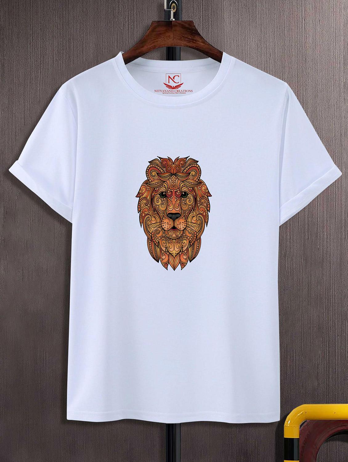 unisex white graphic printed t-shirt - 20842991 -  Zoom Image - 0