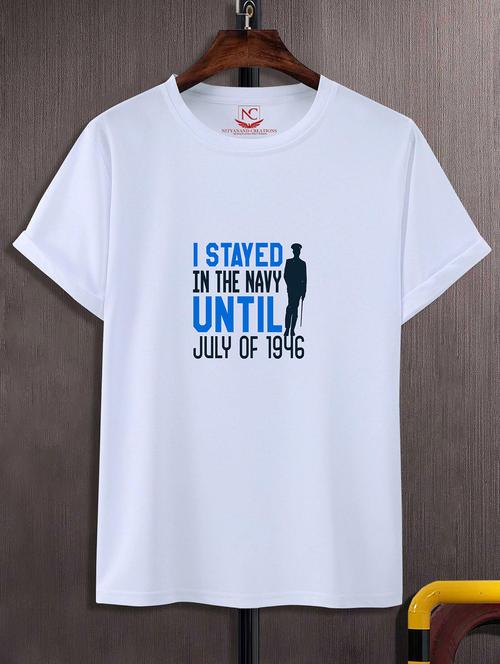 unisex white graphic printed t-shirt - 20842993 -  Standard Image - 0