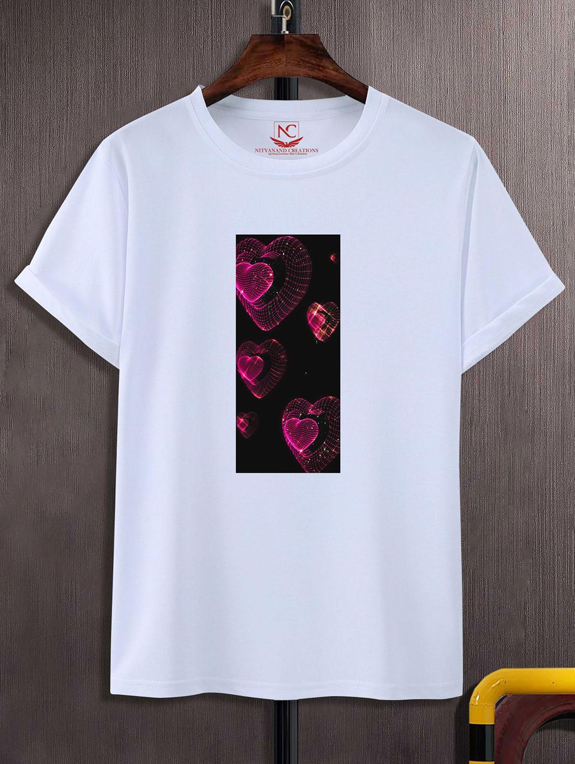 unisex white graphic printed t-shirt - 20842997 -  Zoom Image - 0