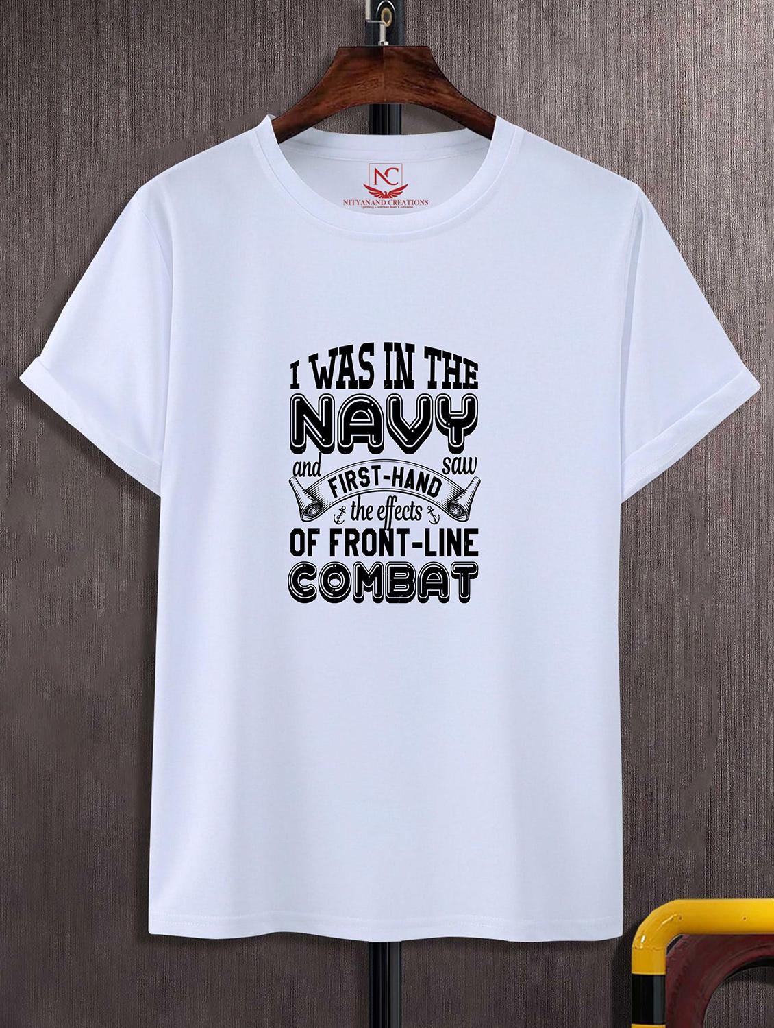 unisex typographic printed t-shirt - 20842999 -  Zoom Image - 0