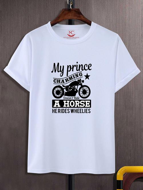 unisex white graphic printed t-shirt - 20843008 -  Standard Image - 0