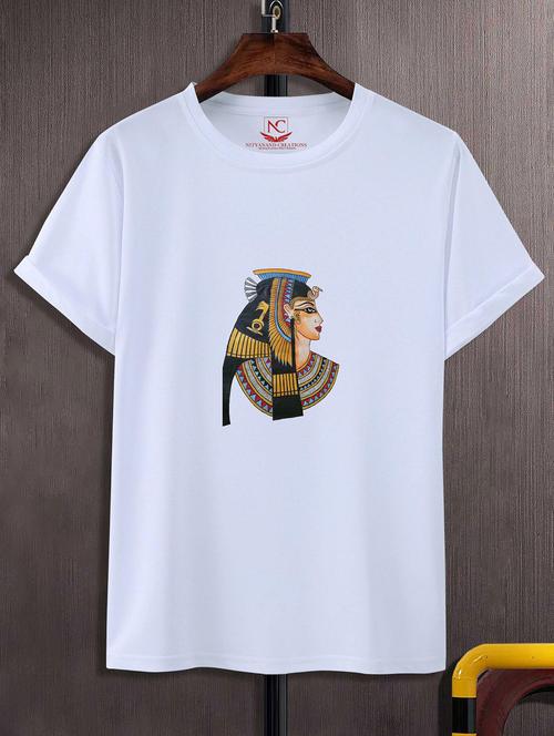 unisex white graphic printed t-shirt - 20843021 -  Standard Image - 0