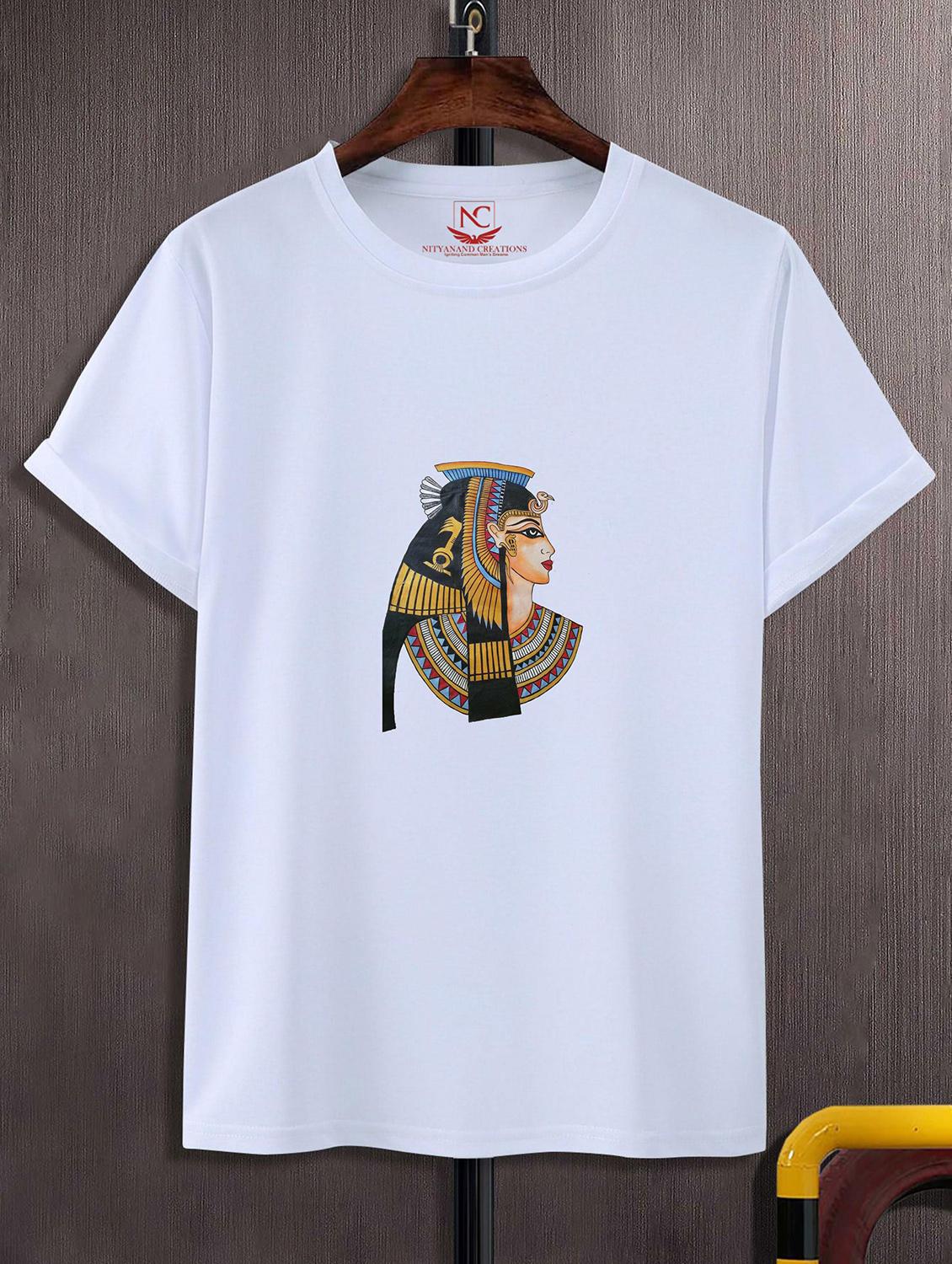 unisex white graphic printed t-shirt - 20843021 -  Zoom Image - 0
